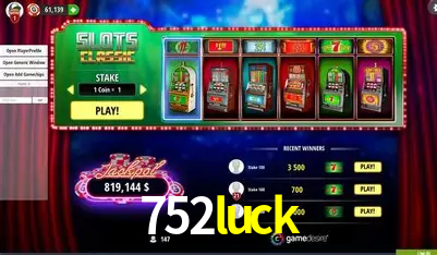 Descubra o Mundo do Cassino Online com 752luck